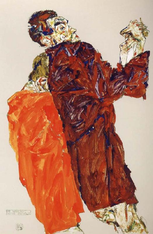 Egon Schiele The Truth was Revealed oil painting image